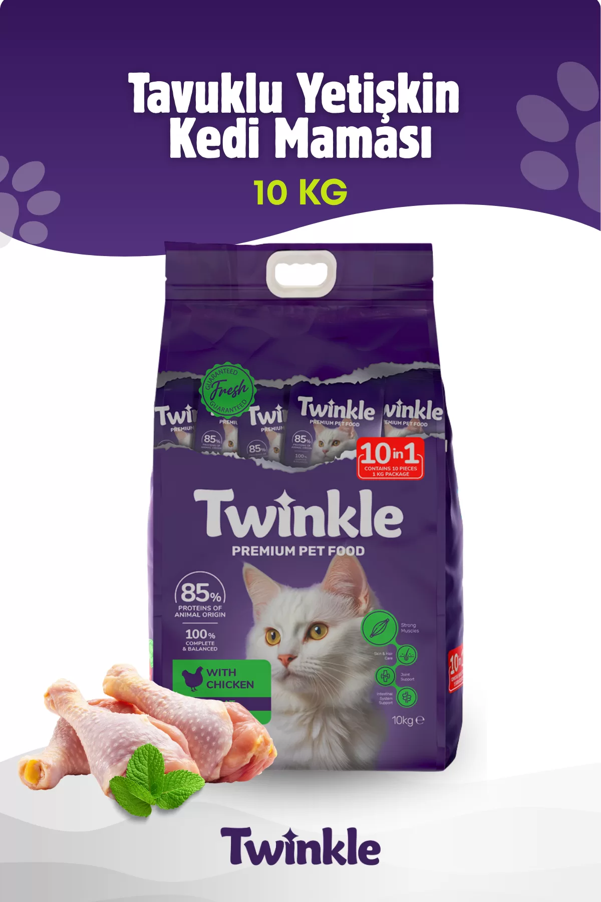 Tavuklu Yetişkin Kedi Maması 10 Kg — ürün görseli