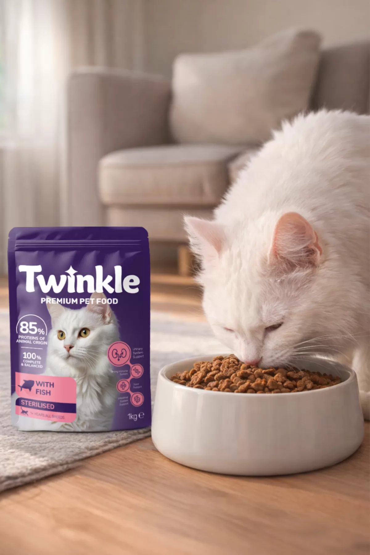 Balıklı Kısırlaştırılmış Kedi Maması 1 Kg — ürün görseli