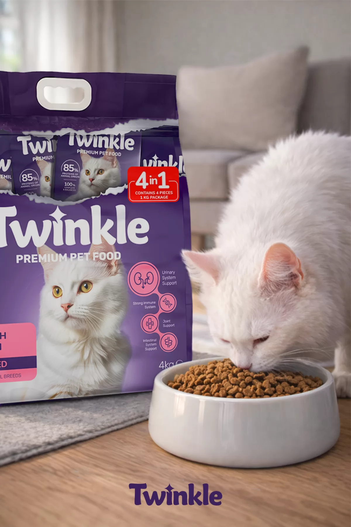 Balıklı Kısırlaştırılmış Kedi Maması 4 Kg — ürün görseli