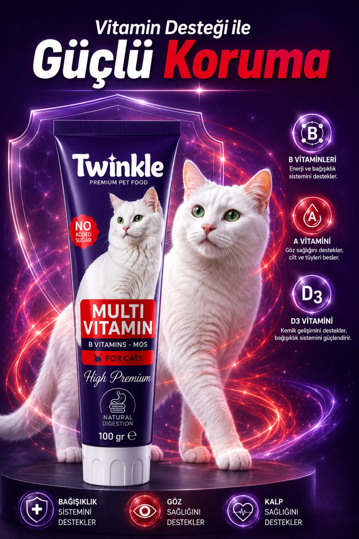 Multivitamin Kedi Malt Macunu 100 Gr — ürün görseli